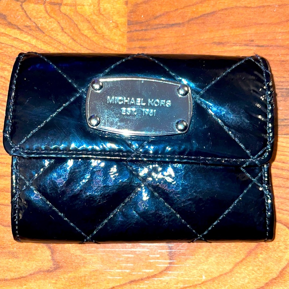 Michael Kors black coin/card wallet
